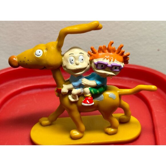 Creepy Rugrats Tommy Chuckie Dog Spike Figurine Cake Topper Kids Toy Decopac - Picture 1 of 9